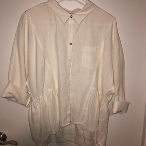 Holding horses linen canvas top